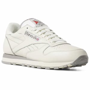 Adidasy Męskie Reebok Classic Leather 1983 TV Białe/Ciemny Szare PL 08LHVRO